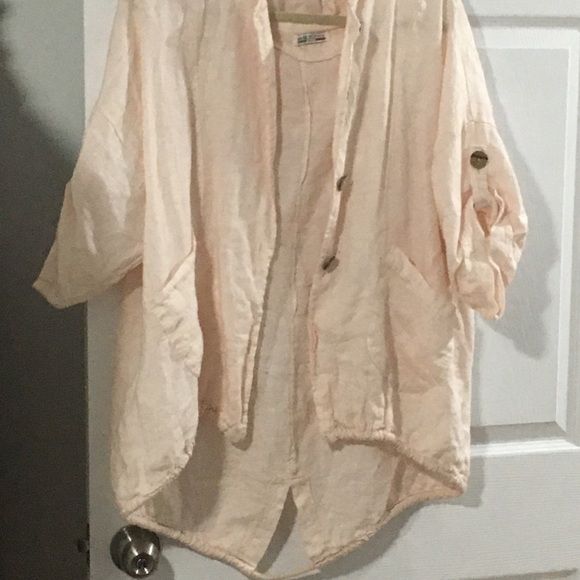 Blush pink cardigan. - Picture 4 of 8